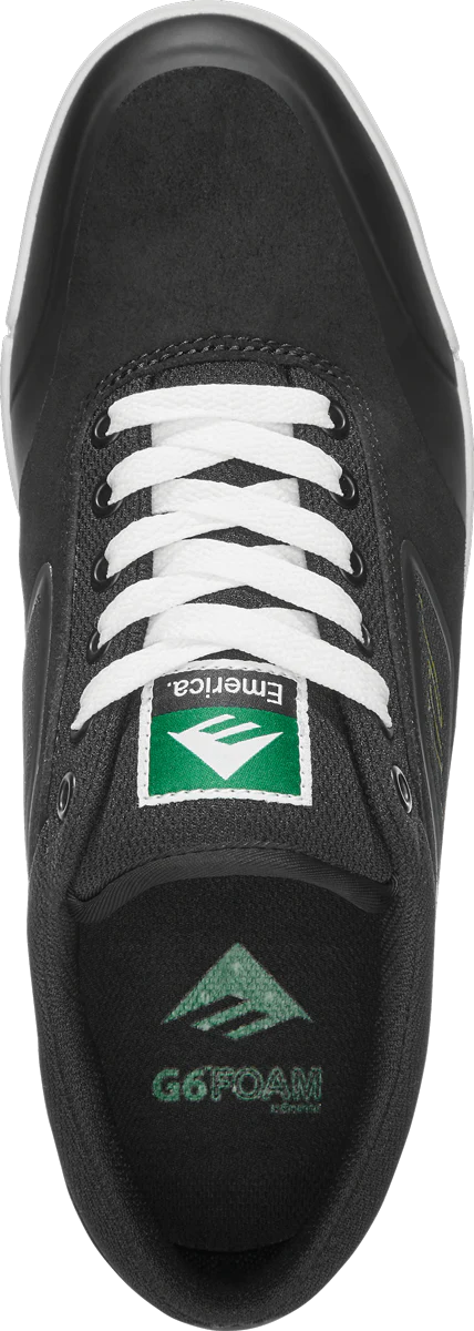 EMERICA Phocus G6 Shoes Black/White/Gold Men's Skate Shoes Emerica 