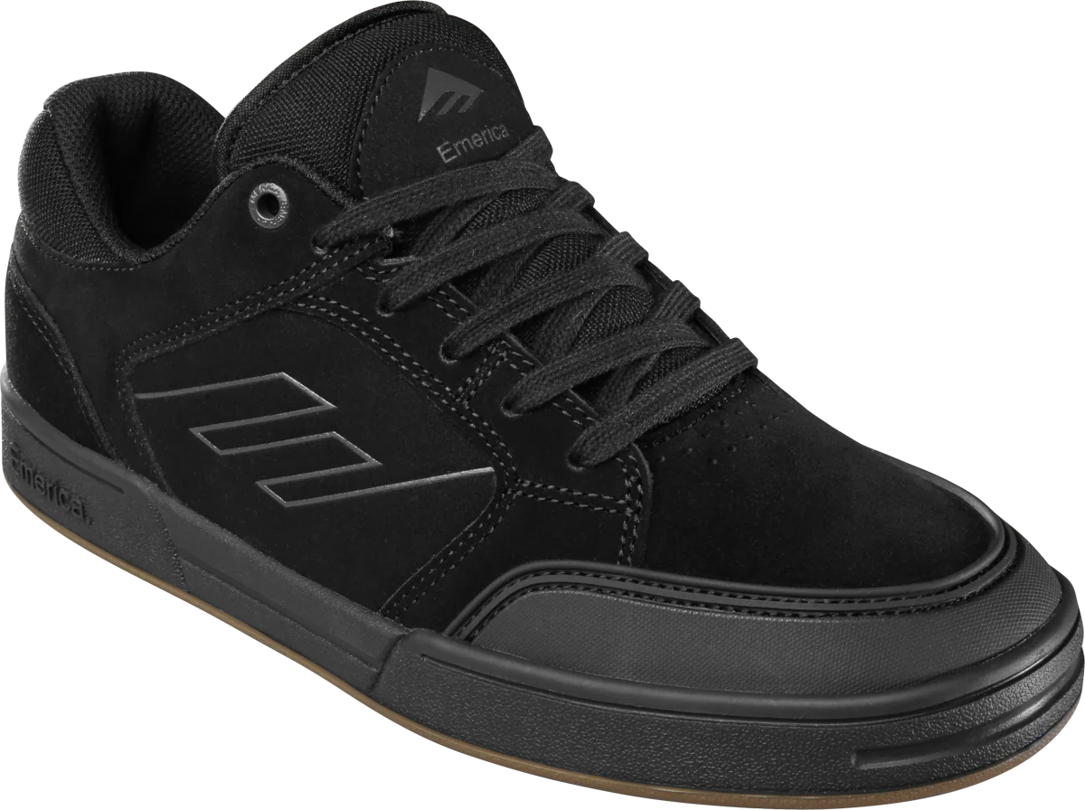 EMERICA Heritic Shoes Black/Black Men's Skate Shoes Emerica 