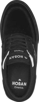 EMERICA Hoban Shoes Black/Black/White Men's Skate Shoes Emerica 