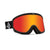VOLCOM Footprints Matte Black - Red Chrome + Yellow Snow Goggle Snow Goggles Volcom 