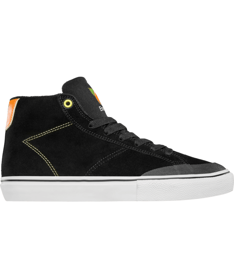 EMERICA Omen Hi X O.J. Wheels Shoes Black Men's Skate Shoes Emerica 