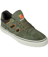 EMERICA Tilt G6 Vulc X O.J. Wheels Shoes Olive Men's Skate Shoes Emerica 