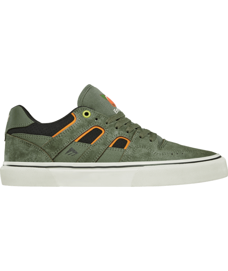 EMERICA Tilt G6 Vulc X O.J. Wheels Shoes Olive Men's Skate Shoes Emerica 