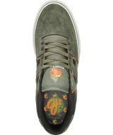 EMERICA Tilt G6 Vulc X O.J. Wheels Shoes Olive Men's Skate Shoes Emerica 