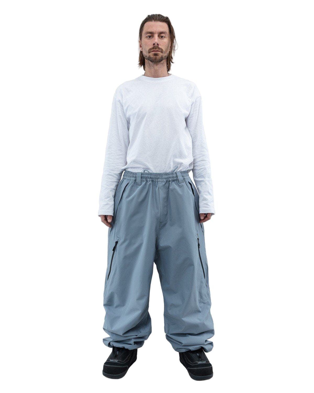 BEYOND MEDALS Zip Park Snow Pants Pale Blue 2026 Men's Snow Pants Beyond Medals 