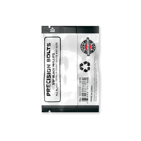 INDEPENDENT Phillips 7/8in Black Skateboard Hardware Skateboard Hardware Independent 