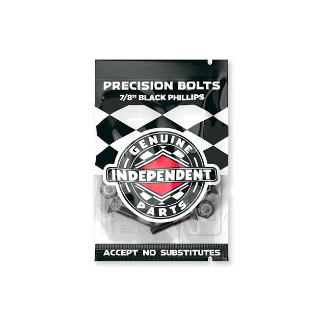INDEPENDENT Phillips 7/8in Black Skateboard Hardware Skateboard Hardware Independent 