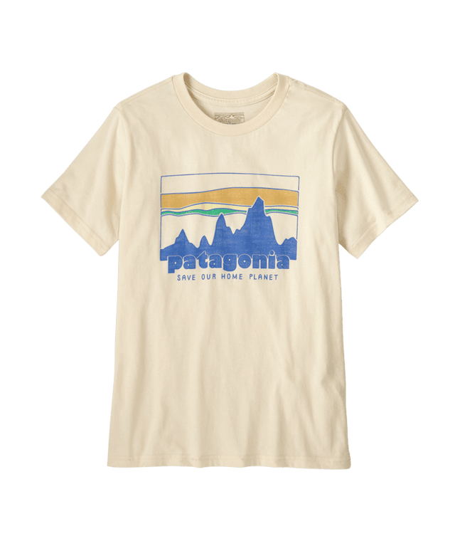 PATAGONIA Kids '73 Skyline T-Shirt Undyed Natural Boy's T-Shirts Patagonia 