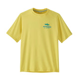 PATAGONIA Kids Capilene Silkweight T-Shirt Eat The Bait/Lemon Zest Boy's T-Shirts Patagonia 