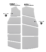 RONIX RXT Impact Wake Vest Electro Orange/Black Men's Wake Vests Ronix 