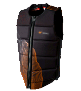 RONIX RXT Impact Wake Vest Electro Orange/Black Men's Wake Vests Ronix 