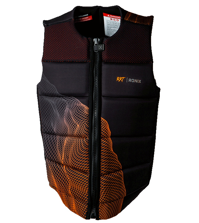 RONIX RXT Impact Wake Vest Electro Orange/Black Men's Wake Vests Ronix 