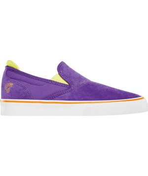 EMERICA Youth Wino Slip-On X O.J. Wheels Shoes Purple Youth and Toddler Skate Shoes Emerica 