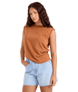 VOLCOM Women's Burly Tank Top Henna Women's Tank Tops and Halter Tops Volcom 