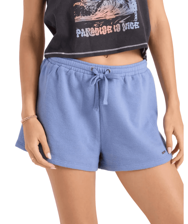 VOLCOM Women's Lived In Fleece Short Horizon Blue Women's Shorts Volcom 