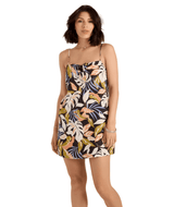 VOLCOM Women's Folkin Stone Dress Vintage Black Women's Dresses Volcom 