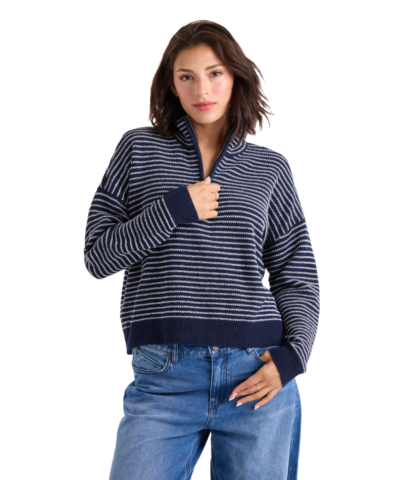 VOLCOM Women's Sun Of Sand Sweater Peacoat