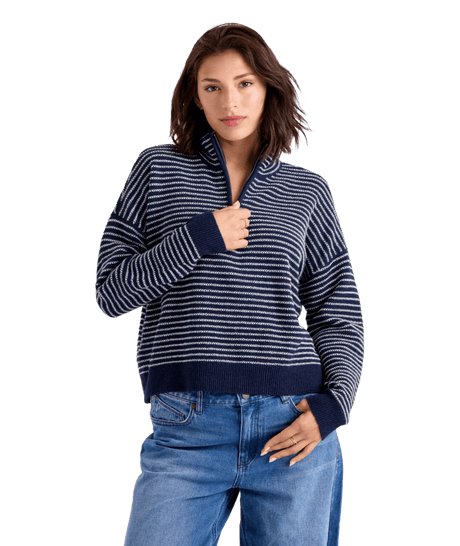 VOLCOM Women's Sun Of Sand Sweater Peacoat Women's Sweaters Volcom 