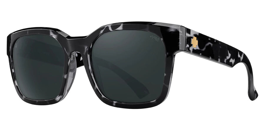 SPY Dessa Marble Tortise - Happy Boost Gray Green Mirror Sunglasses Sunglasses Spy 