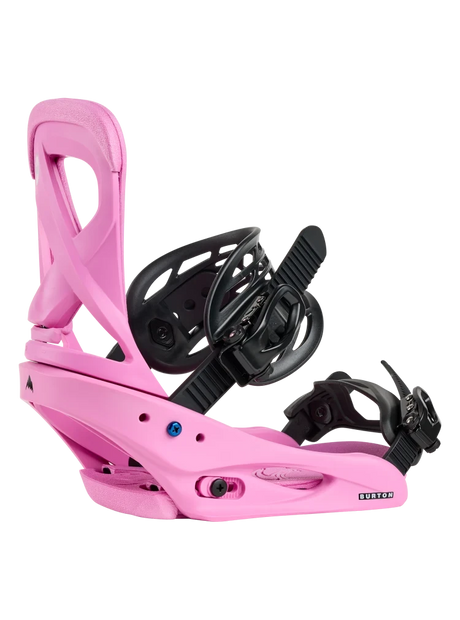 BURTON Women's Scribe Re:Flex Snowboard Bindings Fuchsia Pink 2026 Women's Snowboard Bindings Burton 