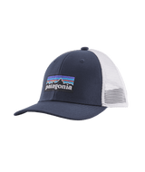 PATAGONIA Kids Trucker Hat P-6 Logo/Navy Blue Boy's Hats Patagonia 