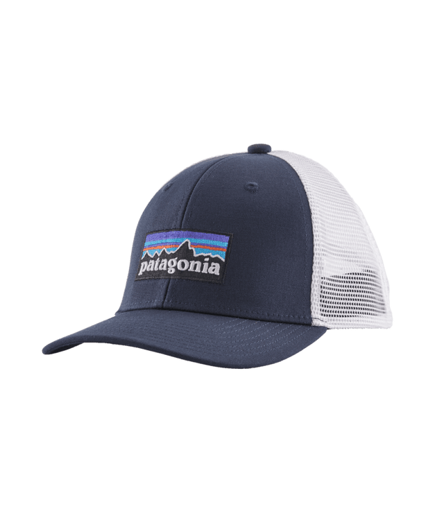 PATAGONIA Kids Trucker Hat P-6 Logo/Navy Blue Boy's Hats Patagonia 