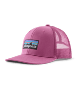 PATAGONIA Kids Trucker Hat P-6 Logo/Faded Magenta Girl's Hats Patagonia 