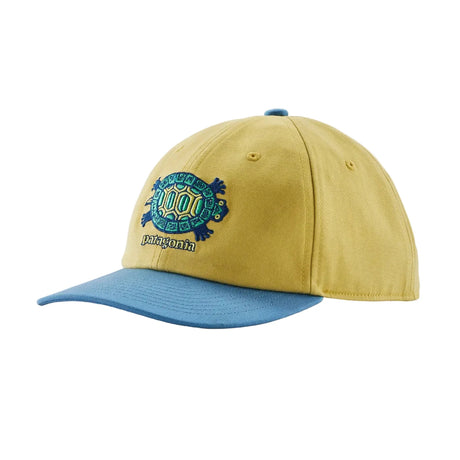 PATAGONIA Kids Funhoggers Hat Island Turtle/Limestone Yellow Boy's Hats Patagonia 