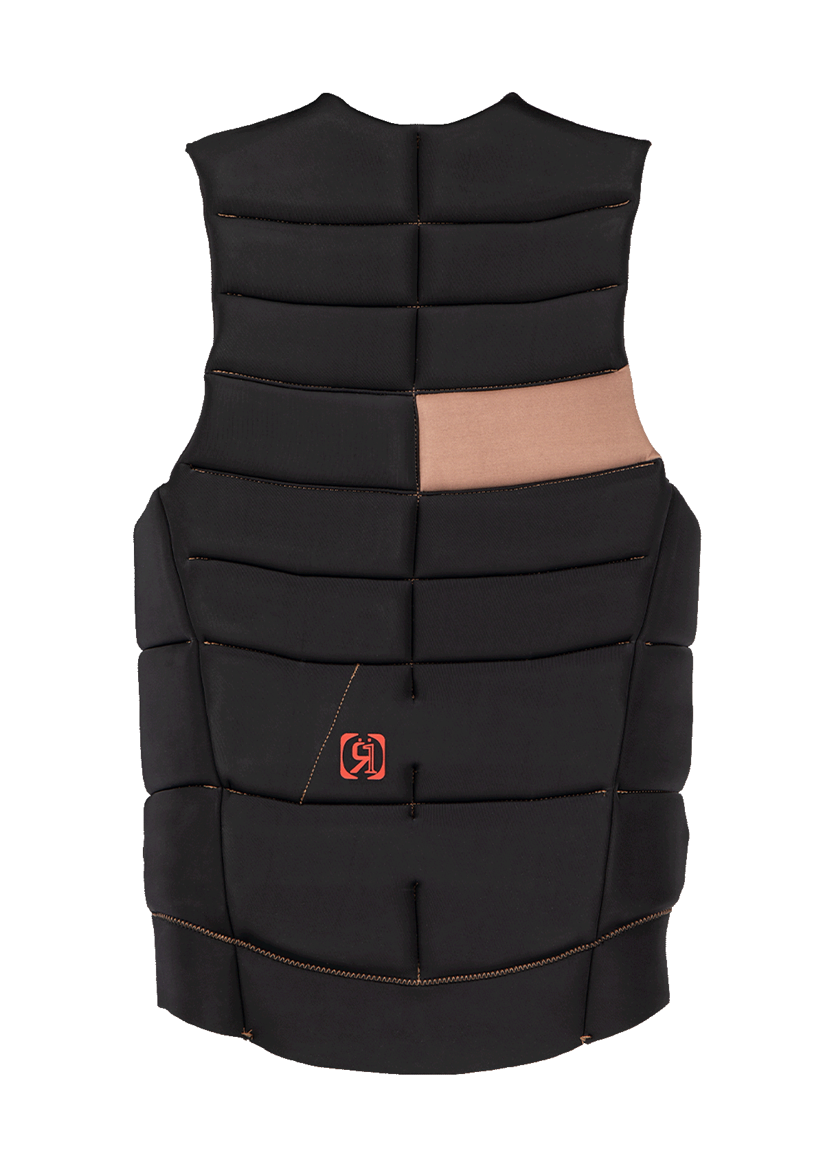 RONIX Vader Impact Wake Vest Black/Mocha Men's Wake Vests Ronix 