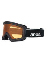 ANON Tracker 2.0 Black - Amber + Face MFI Face Mask Youth Snow Goggle Snow Goggles Anon 