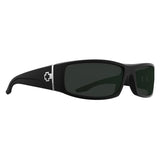 SPY Cooper Matte Black - Happy Boost Gray Green Sunglasses Sunglasses Spy 