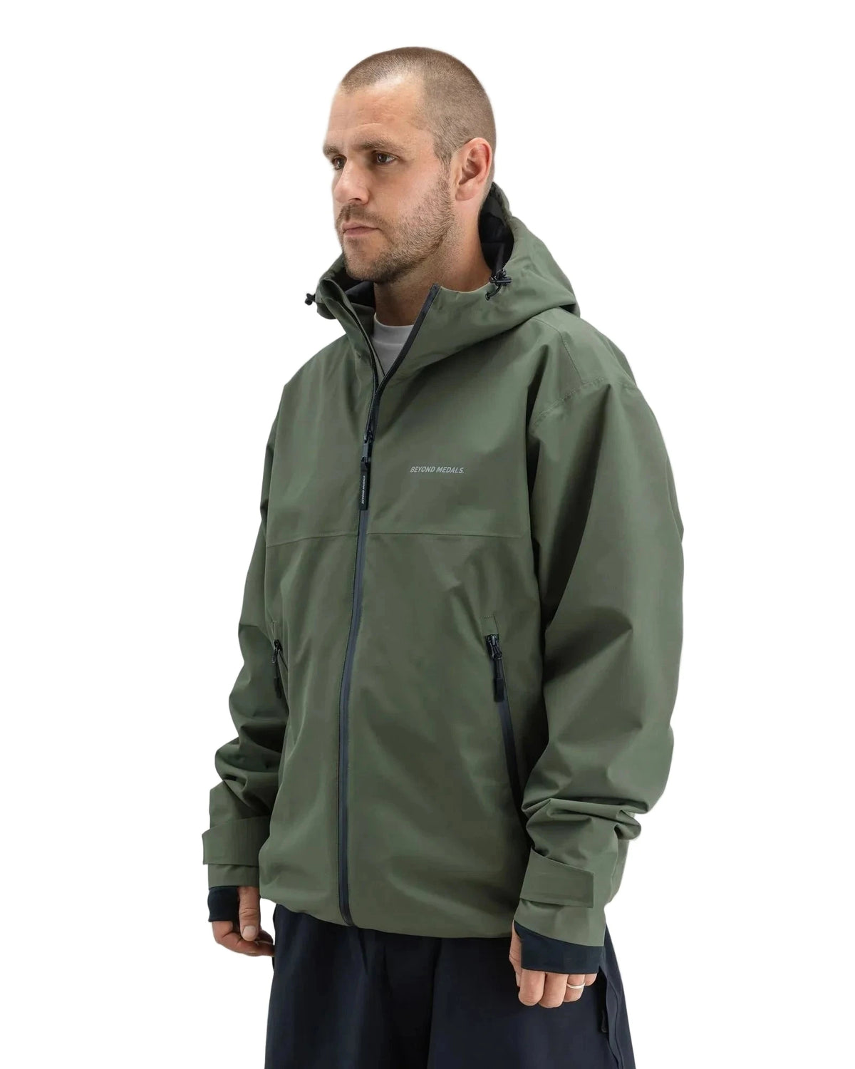 BEYOND MEDALS Park Snow Jacket Dark Green 2027 Men's Snow Jackets Beyond Medals 