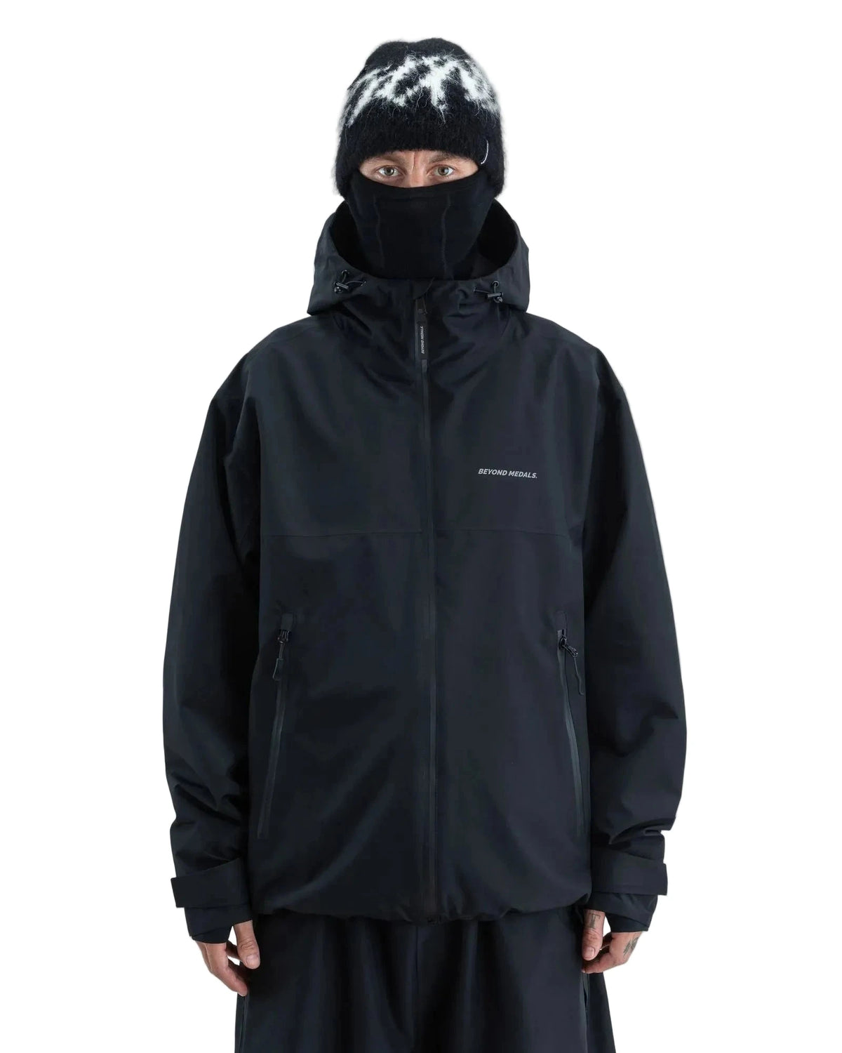 BEYOND MEDALS Park Snow Jacket Black 2027 Men's Snow Jackets Beyond Medals 