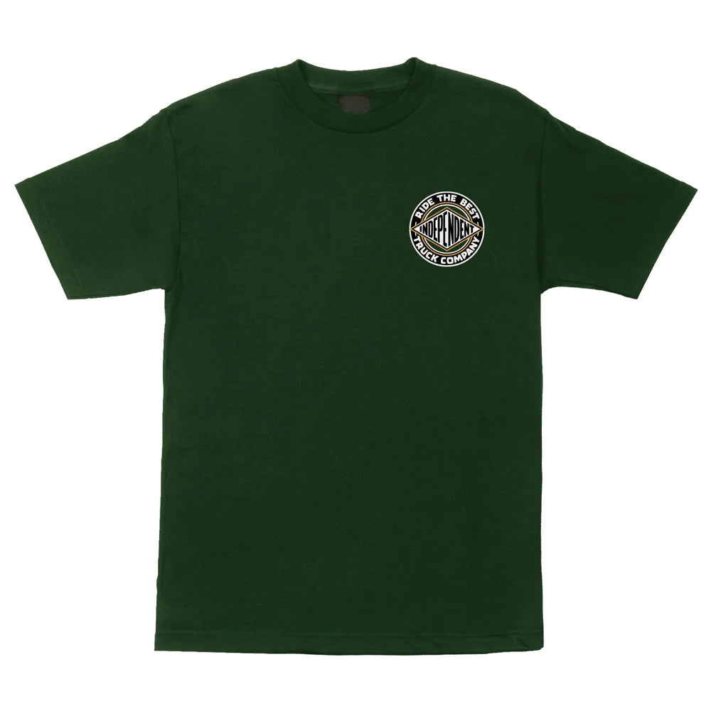 INDEPENDENT BTG Summit T-Shirt Forest Green Men's Short Sleeve T-Shirts Independent 
