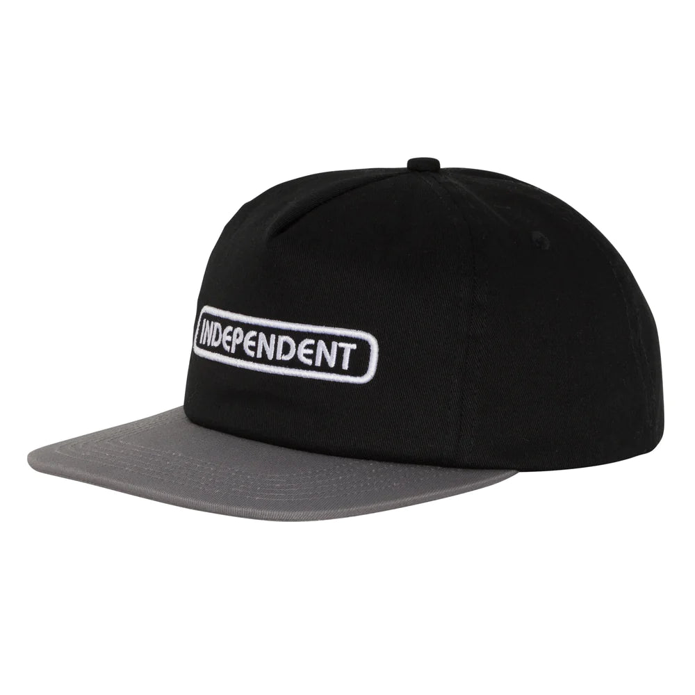 INDEPENDENT B/C Groundwork Snapback Hat Charcoal/Black Men's Hats Independent 