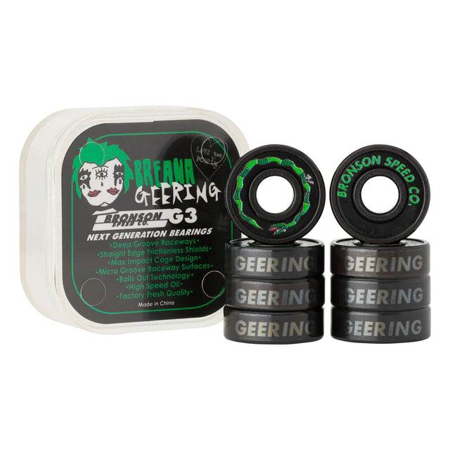 BRONSON Breana Geering Pro G3 Skateboard Bearings Bearings Bronson 