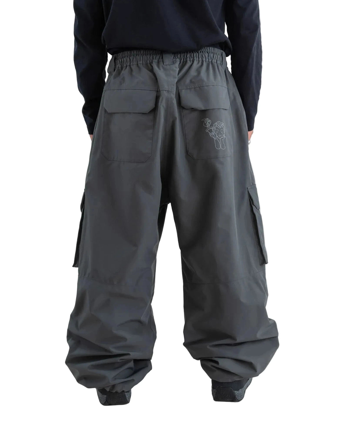 BEYOND MEDALS Park Cargo Snow Pants Grey 2027 Men's Snow Pants Beyond Medals 