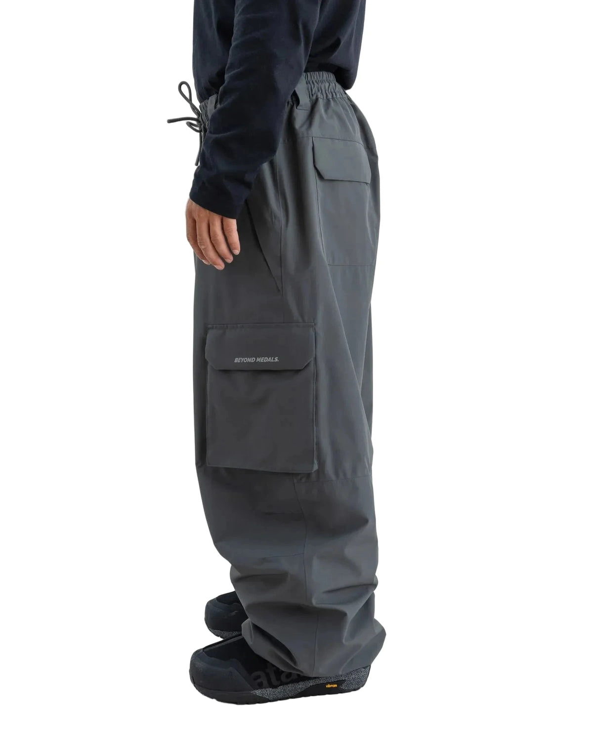 BEYOND MEDALS Park Cargo Snow Pants Grey 2027 Men's Snow Pants Beyond Medals 