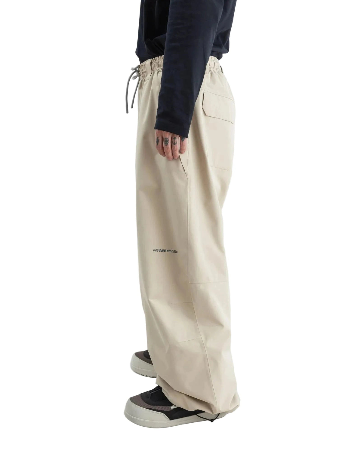 BEYOND MEDALS Park Snow Pants Beige 2027 Men's Snow Pants Beyond Medals 