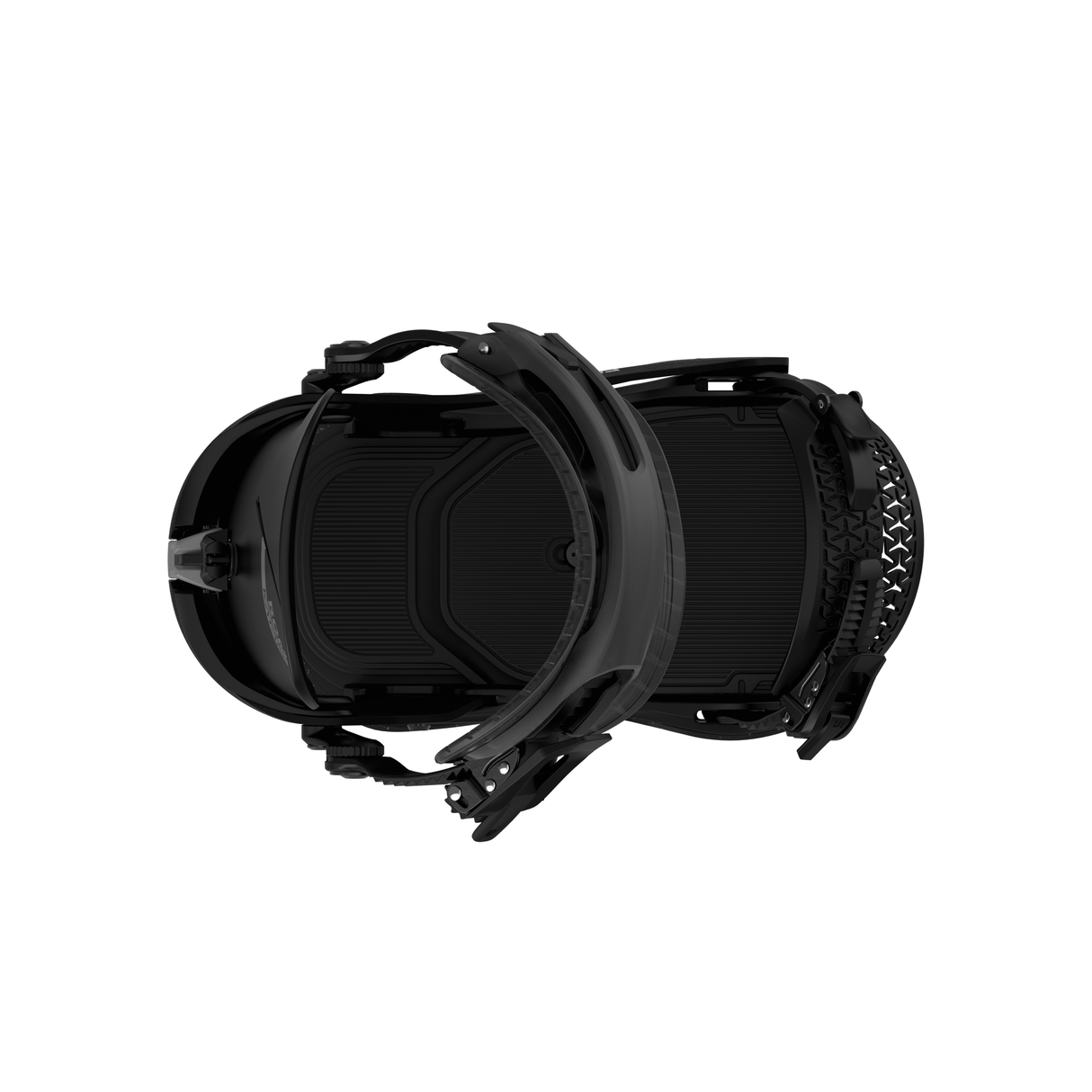 ROME Katana AsymWrap FASE Snowboard Bindings Black 2026 Men's Snowboard Bindings Rome 