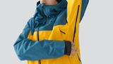 SKYLINE Fuse 3L Guide Snow Jacket Blue Steel/Mango 2027 Men's Snow Jackets Skyline 