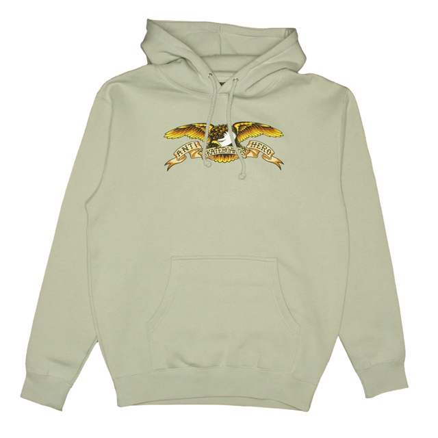 ANTI HERO Eagle Pullover Hoodie Dusty Sage Men's Pullover Hoodies Antihero 
