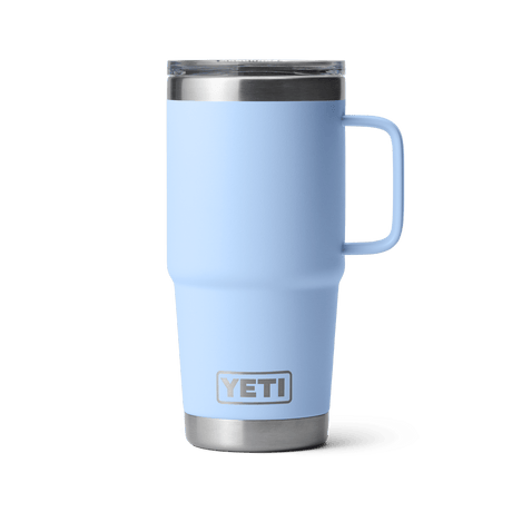 YETI Rambler 591 ML Travel Mug With Stronghold Lid Big Sky Blue Drinkware Yeti 