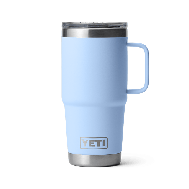 YETI Rambler 591 ML Travel Mug With Stronghold Lid Big Sky Blue Drinkware Yeti 