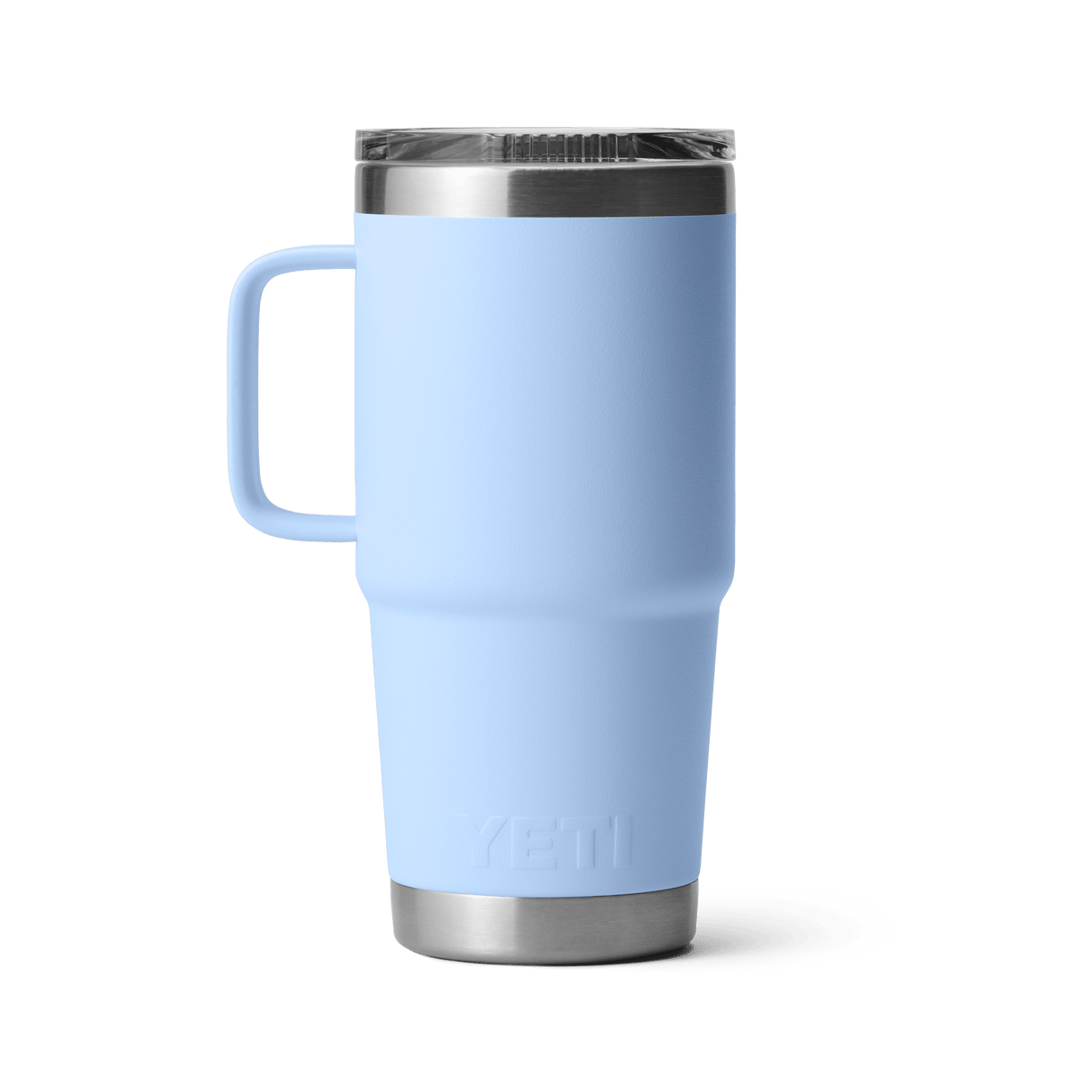 YETI Rambler 591 ML Travel Mug With Stronghold Lid Big Sky Blue Drinkware Yeti 