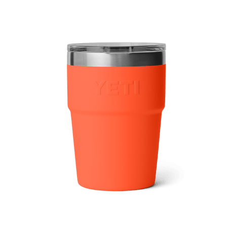 YETI Rambler 473 ML Stackable Cup With Magslider Lid Papaya Drinkware Yeti 