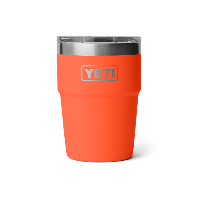 YETI Rambler 473 ML Stackable Cup With Magslider Lid Papaya Drinkware Yeti 
