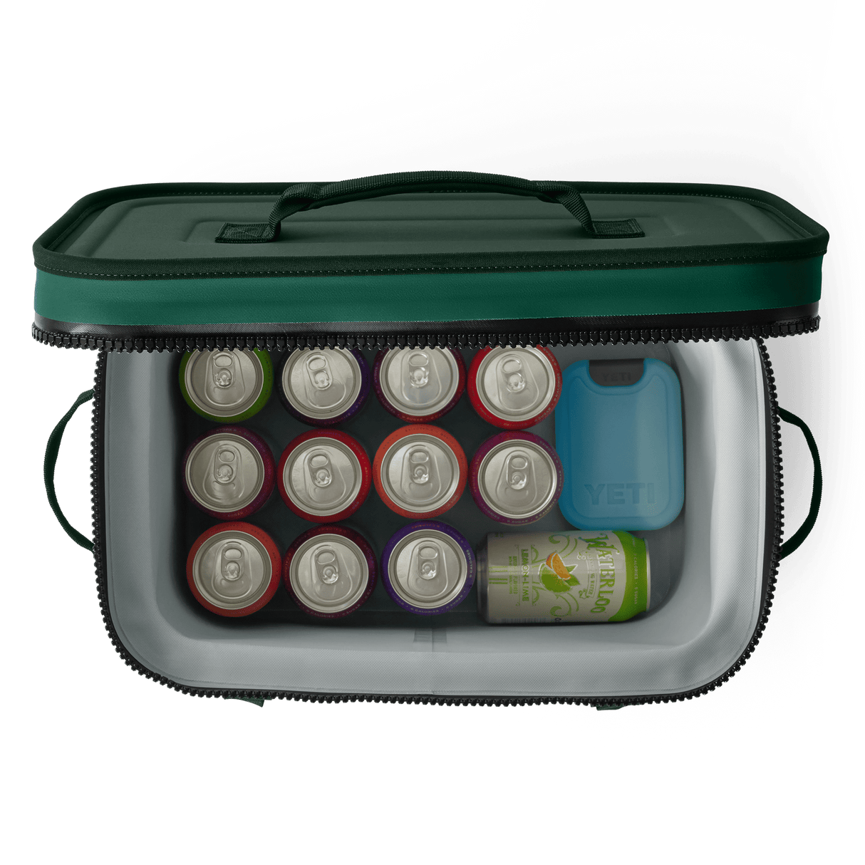 YETI Hopper Flip 18 Soft Cooler Black Forest Green Coolers Yeti 