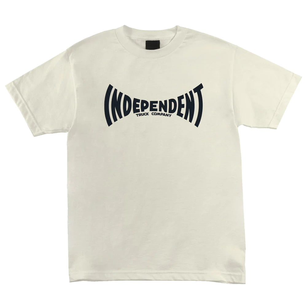 INDEPENDENT Span T-Shirt Cream Men's Short Sleeve T-Shirts Independent 