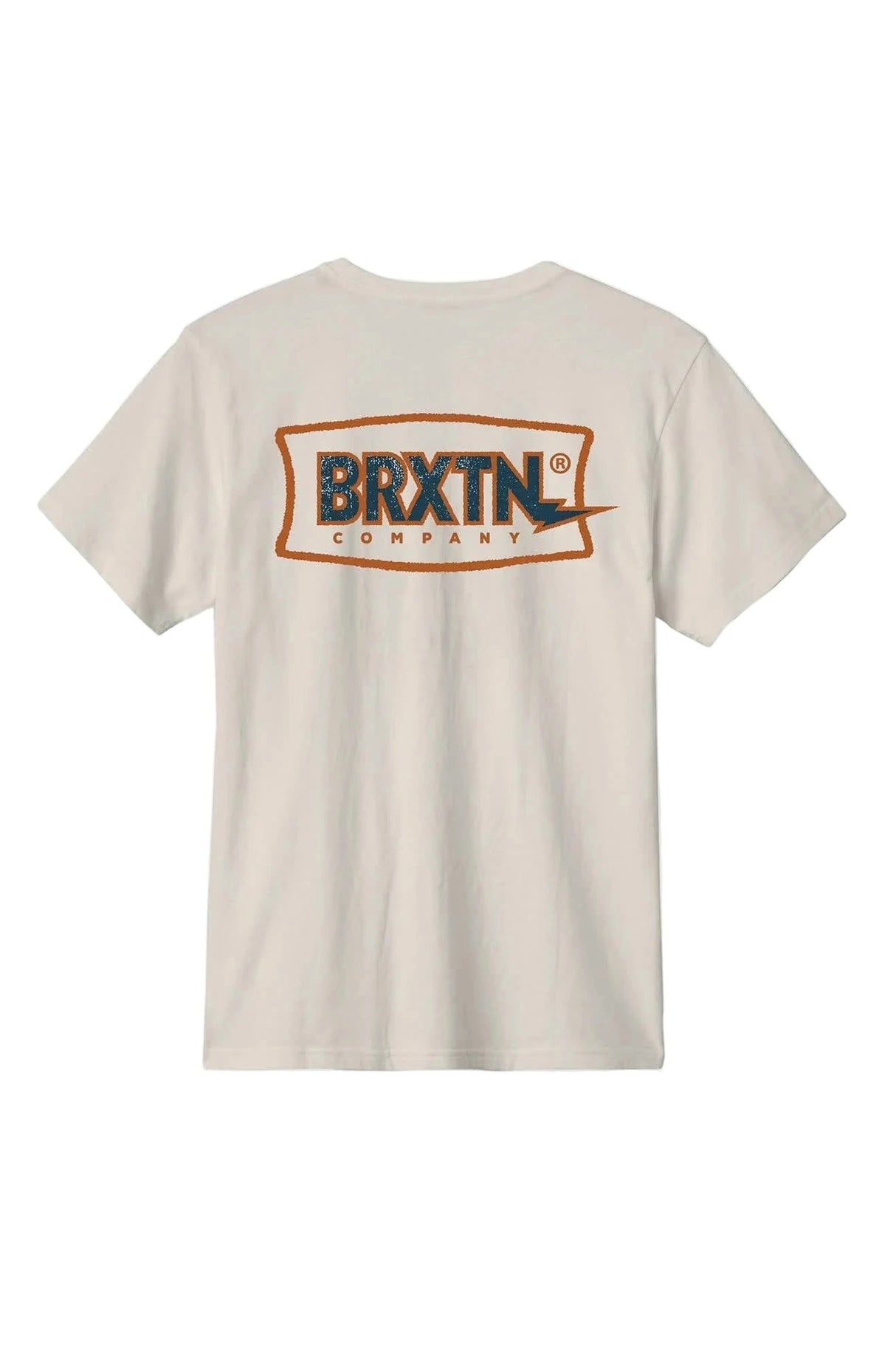 BRIXTON Lightning T-Shirt Cream Men's Short Sleeve T-Shirts Brixton 